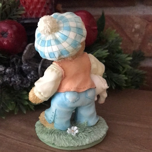 Rare 1993 Cherished Teddies “Tom The Piper’s Son - Picture 4 of 6